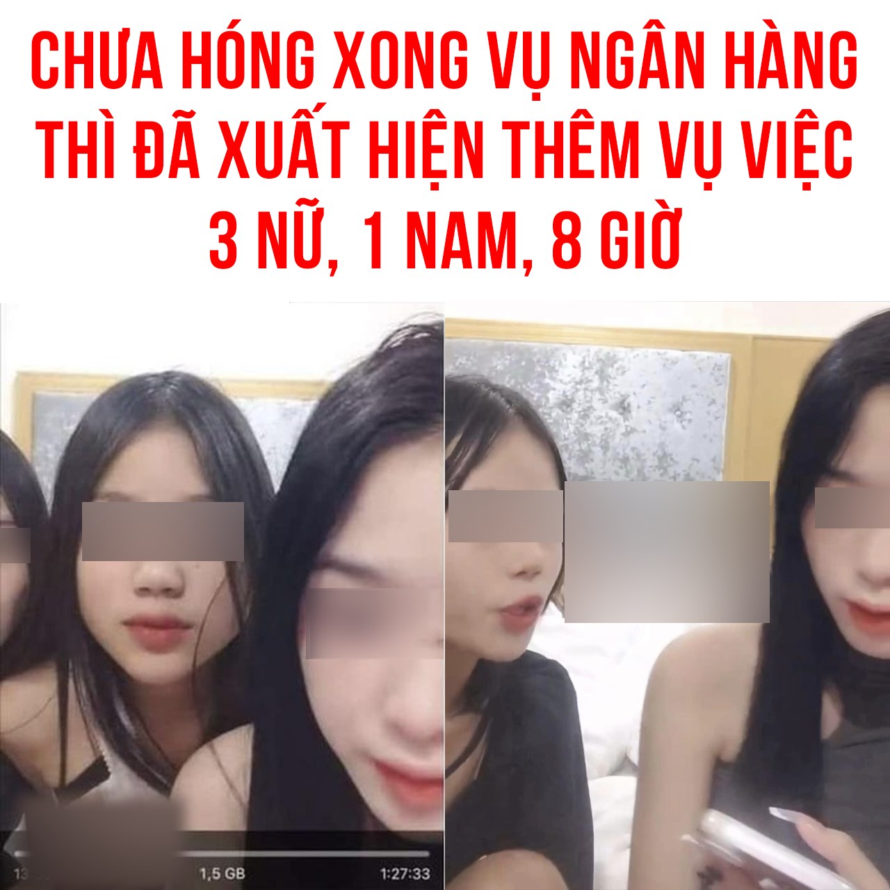 3 Nữ 1 Nam 8 giờ live cùng Máy Dập Hùng