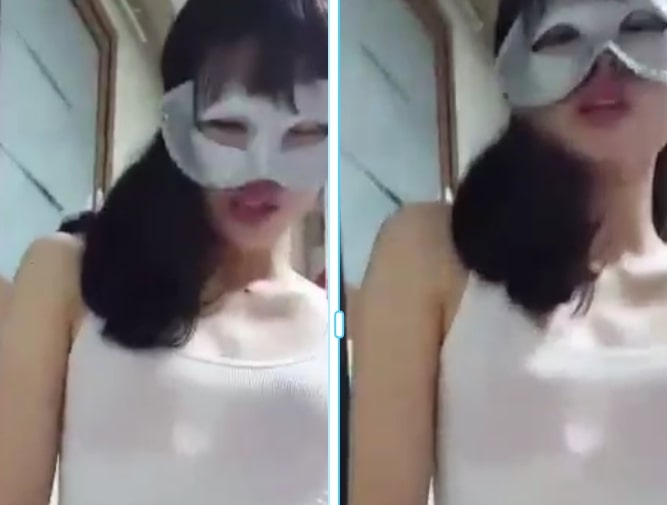 Ngoại tình sợ chồng biết nên che mặt dáng ngon hàng đẹp
